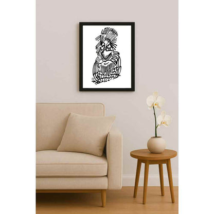 Nezih Danyal Tipler Kişiye Özel Sertifikalı Sınırlı Fine Art Karikatür Baskı NTP00460