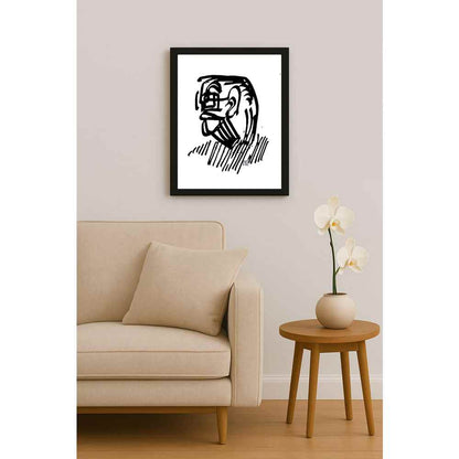 Nezih Danyal Tipler Kişiye Özel Sertifikalı Sınırlı Fine Art Karikatür Baskı NTP00462