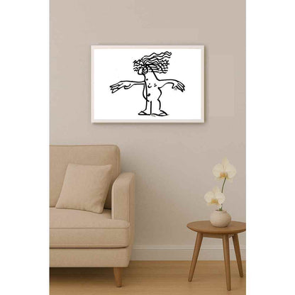 Nezih Danyal Tipler Kişiye Özel Sertifikalı Sınırlı Fine Art Karikatür Baskı NTP00466