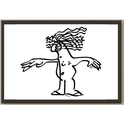 Nezih Danyal Tipler Kişiye Özel Sertifikalı Sınırlı Fine Art Karikatür Baskı NTP00466