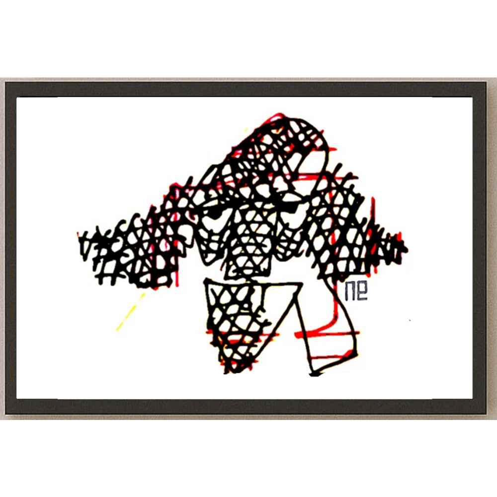 Nezih Danyal Tipler Kişiye Özel Sertifikalı Sınırlı Fine Art Karikatür Baskı NTP00467