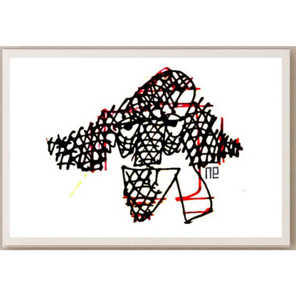 Nezih Danyal Tipler Kişiye Özel Sertifikalı Sınırlı Fine Art Karikatür Baskı NTP00467