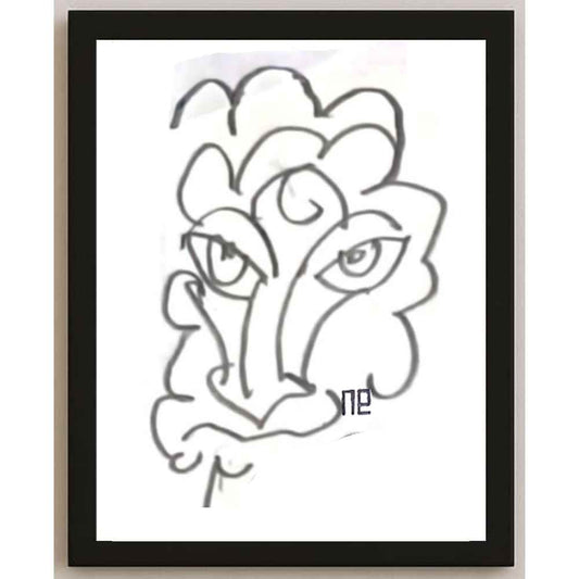 Nezih Danyal Tipler Kişiye Özel Sertifikalı Sınırlı Fine Art Karikatür Baskı NTP00470