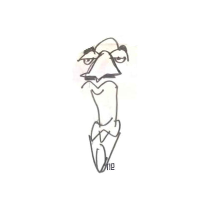 Nezih Danyal Tipler Kişiye Özel Sertifikalı Sınırlı Fine Art Karikatür Baskı NTP00471