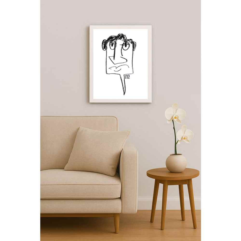 Nezih Danyal Tipler Kişiye Özel Sertifikalı Sınırlı Fine Art Karikatür Baskı NTP00473