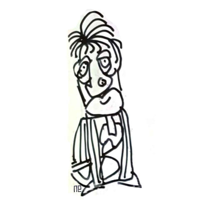 Nezih Danyal Tipler Kişiye Özel Sertifikalı Sınırlı Fine Art Karikatür Baskı NTP00476