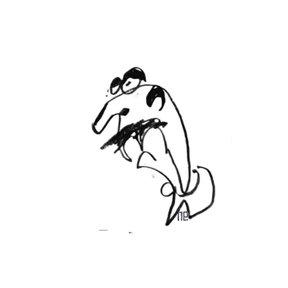 Nezih Danyal Tipler Kişiye Özel Sertifikalı Sınırlı Fine Art Karikatür Baskı NTP00493