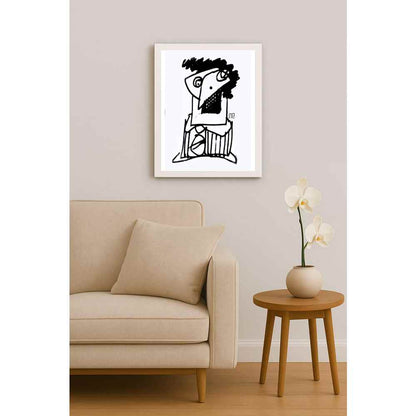 Nezih Danyal Tipler Kişiye Özel Sertifikalı Sınırlı Fine Art Karikatür Baskı NTP00498