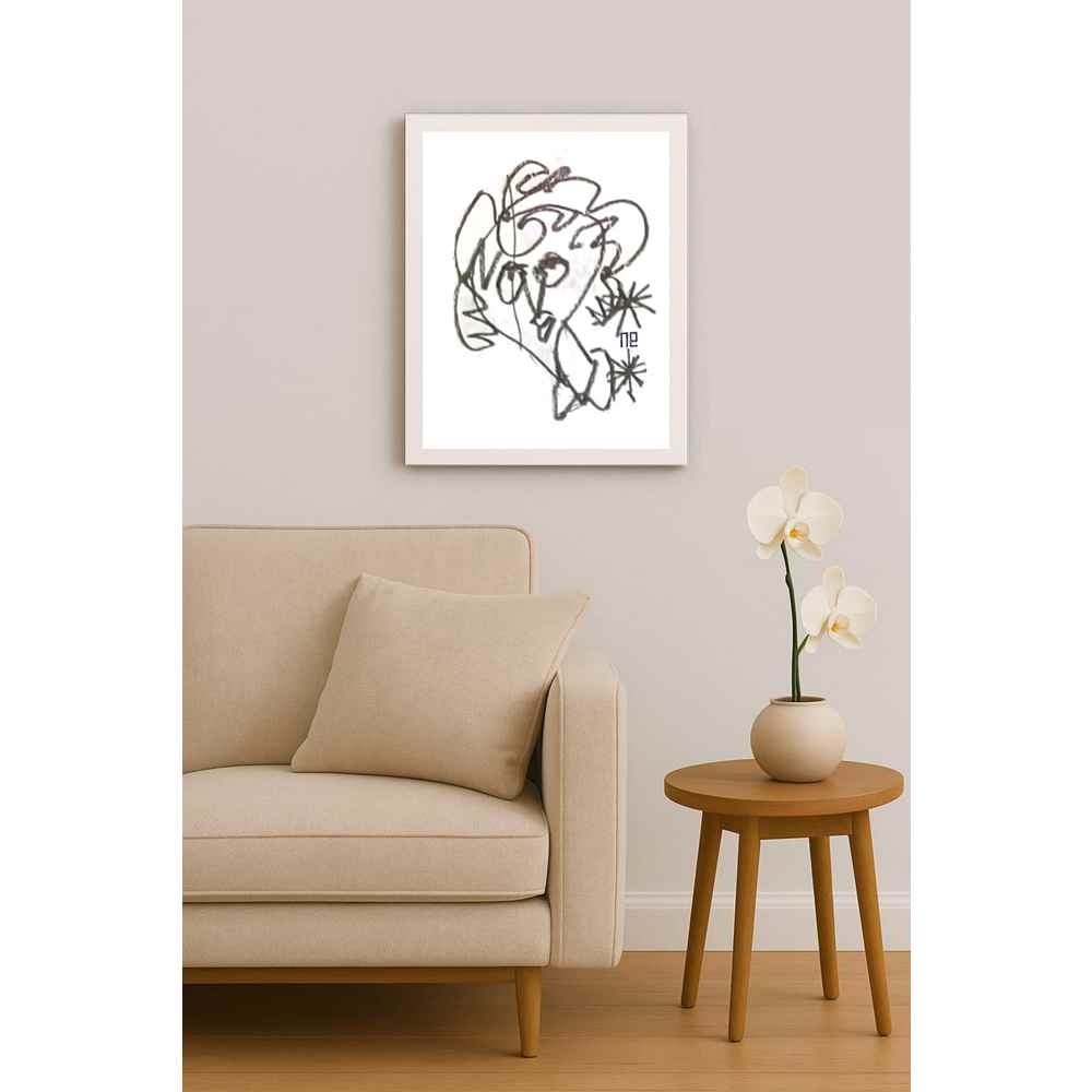 Nezih Danyal Tipler Kişiye Özel Sertifikalı Sınırlı Fine Art Karikatür Baskı NTP00499