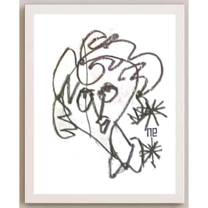 Nezih Danyal Tipler Kişiye Özel Sertifikalı Sınırlı Fine Art Karikatür Baskı NTP00499