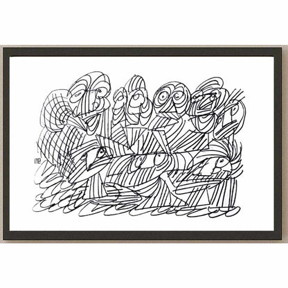 Nezih Danyal Tipler Kişiye Özel Sertifikalı Sınırlı Fine Art Karikatür Baskı NTP01748